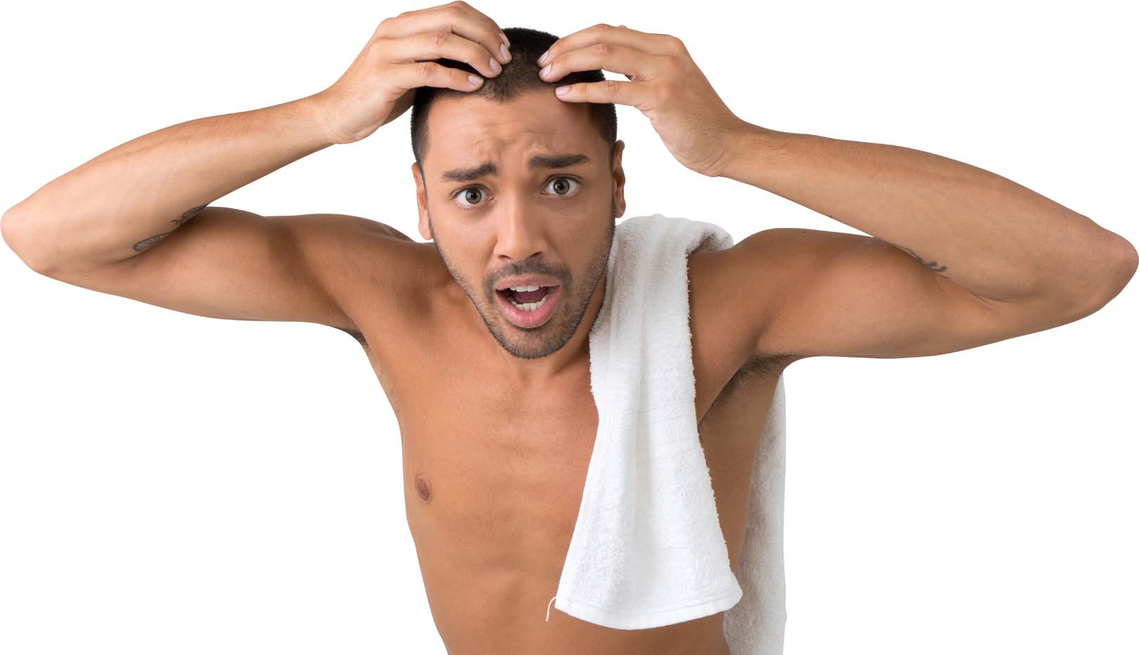 Stress causing baldness is a myth unless your pulling it out