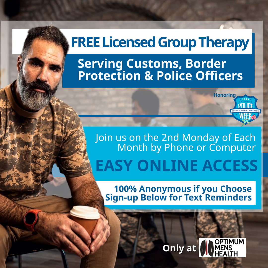 Free Licensed Group Therapy for Customs, Border Protection & Police Officers